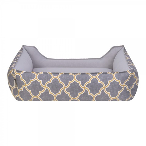 Pet Comfort Delta  Kedi ve Köpek Yatağı L.Gri/Gri S 75x60cm