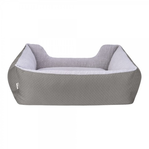 Pet Comfort Echo  Köpek Yatağı Gri/Gri Peluş L 105x80cm