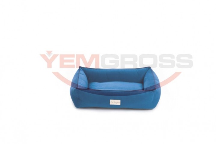 Pet Comfort Golf  Mavi Kedi ve Köpek Yatağı S 75x60cm