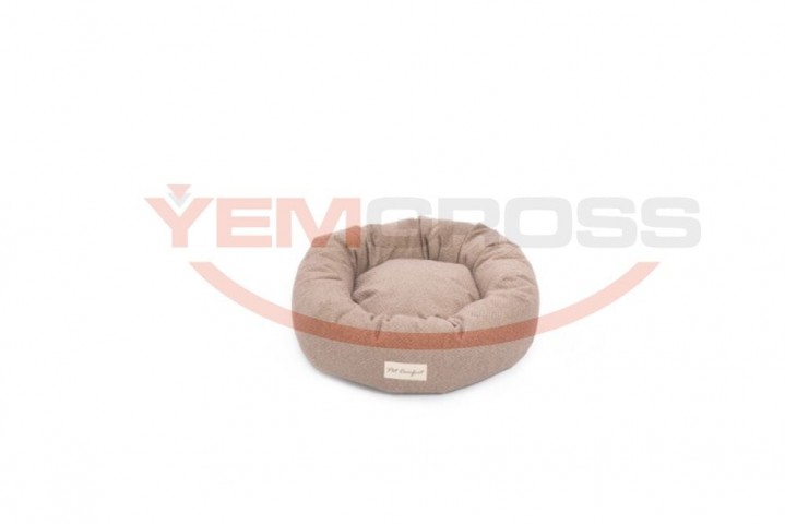 Pet Comfort Hotel  Açık Kahverengi Kedi ve Köpek Yatağı S 50cm