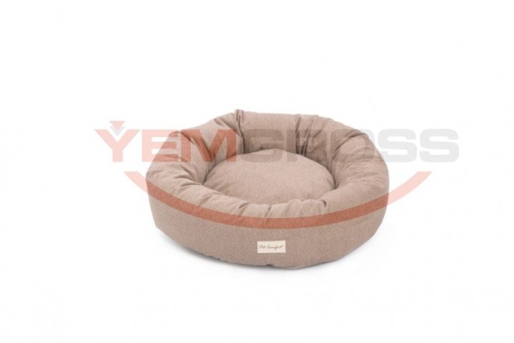 Pet Comfort Hotel  Açık Kahverengi Köpek Yatağı M 70cm