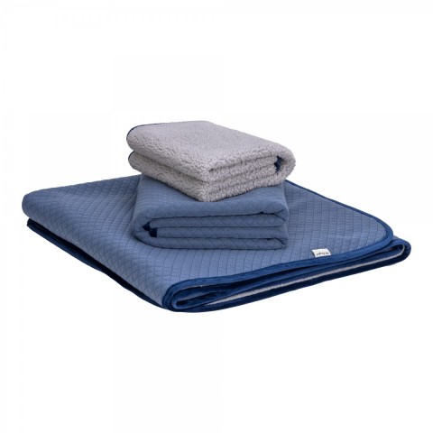 Pet Comfort Lodix Mirinda Mavi Köpek Battaniyesi L 100x150cm