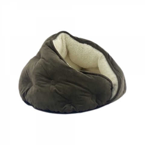 Pet Comfort Paris  Kedi ve Köpek Yatağı Kahverengi 50cm