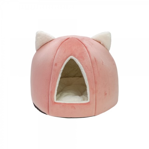 Pet Comfort Pumpkin Kedi Yatağı, Pembe 37x37x33cm