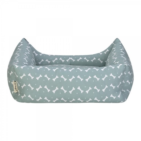 Pet Comfort Uniform Bone Mint-Beyaz Kedi ve Köpek Yatağı S 60x50cm