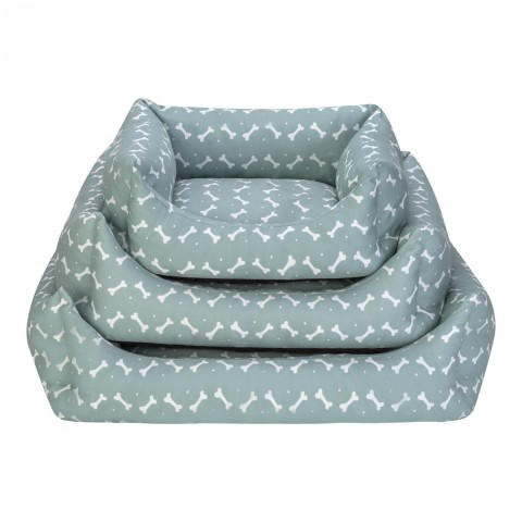 Pet Comfort Uniform Bone Mint-Beyaz Kedi ve Köpek Yatağı S 60x50cm