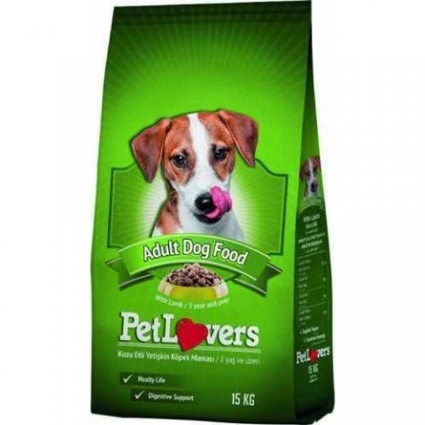 Pet Lovers Kuzu Etli Yetişkin Köpek Maması - 15 Kg