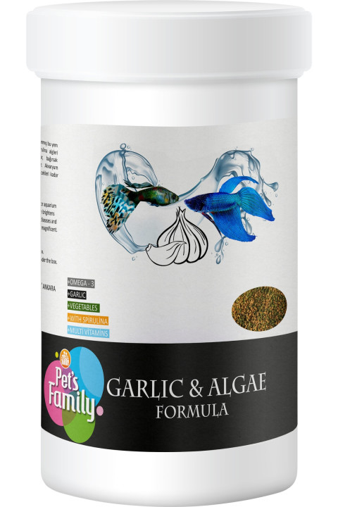 Pets Family Garlıc & Algae Formula 250ml/110g