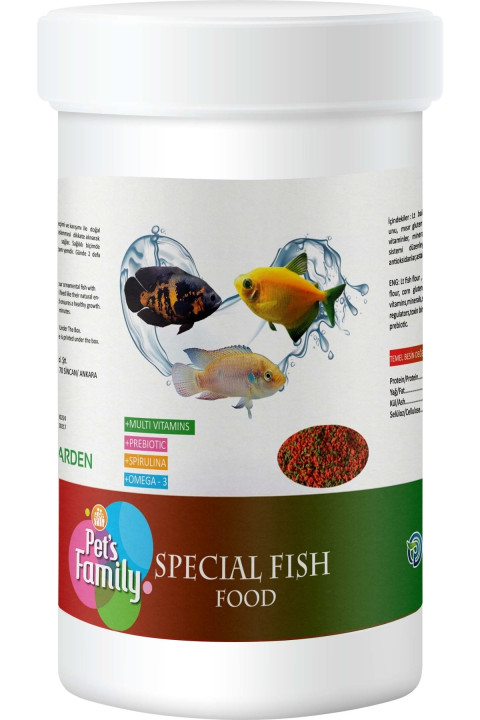 Pets Family Specıal Fısh Food 250ml/100g