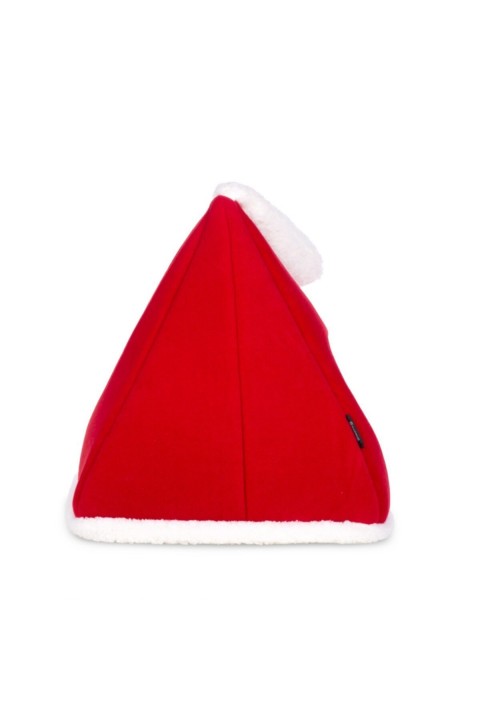 Piramit Kedi Yatağı Yuvası Yılbaşı Temalı Yıkanabilir