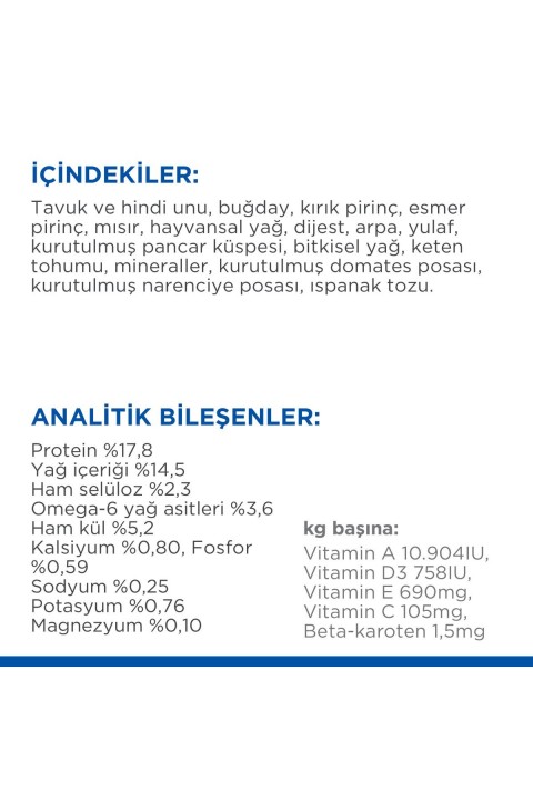 Hill's SP Tavuklu Küçük ve Mini Irk Köpek Maması 3KG