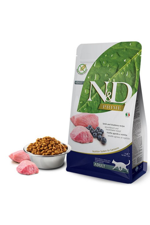 Nd Prime Kuzu & Yaban Mersini Adult Tahılsız Kedi Maması - 1.5 Kg