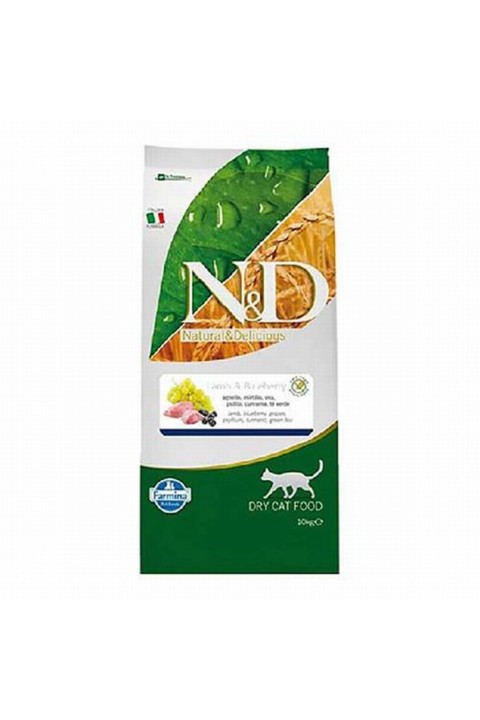 Nd Prime Kuzu & Yaban Mersini Adult Tahılsız Kedi Maması - 10 Kg