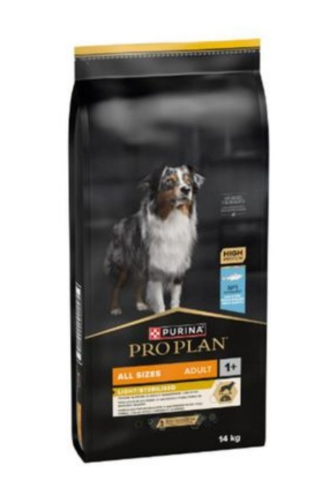 Pro Plan All Size Beyaz Balıklı Sterilised-Light Yetişkin Köpek Maması 14 Kg