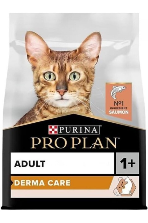 Pro Plan Derma Care Tüy Yumaği Kontrolü Somonlu Kedi Mamasi 3 Kg ( elegant derma adult )
