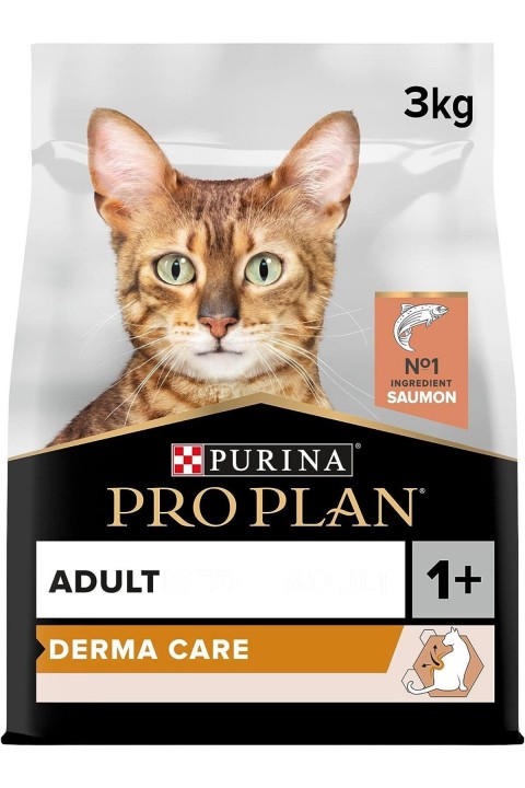 Pro Plan Derma Plus (elegant Adult) Tüy Yumaği Kontrolü Somonlu Kedi Mamasi 3 Kg
