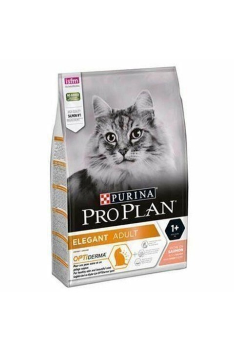 Pro Plan Derma Plus (elegant Adult) Tüy Yumaği Kontrolü Somonlu Kedi Mamasi 3 Kg