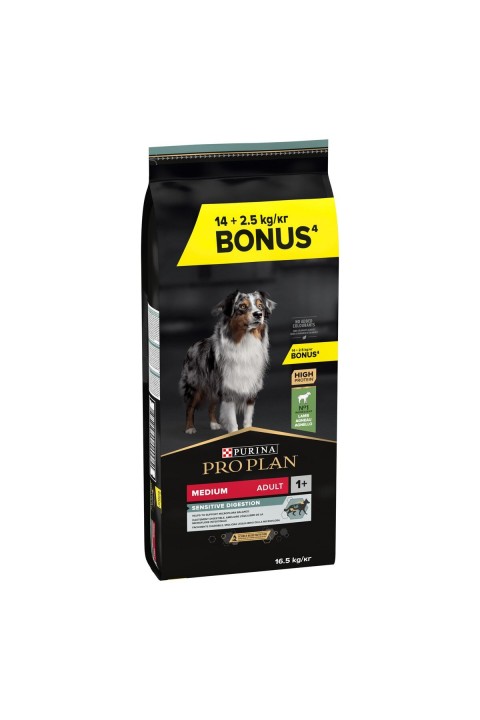 Pro Plan Medium Adult Kuzu Etli Köpek Maması - 16,5 Kg
