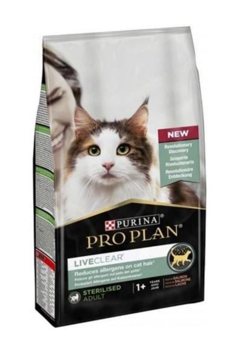 Pro Plan Liveclear Sterilised Salmon Kedi Maması - 1,4 Kg