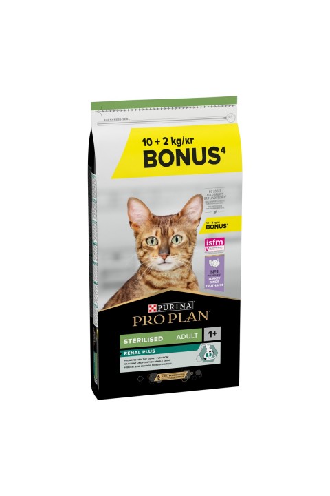 Pro Plan Sterilised Turkey&Chicken Kedi Maması - 10+2 Kg