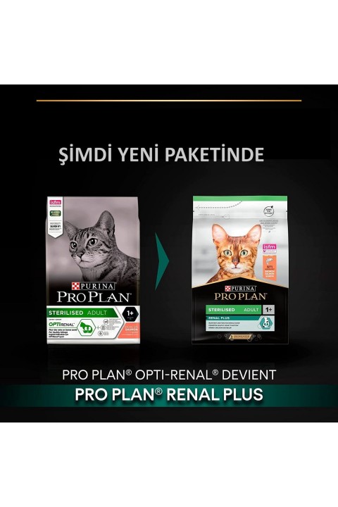 Pro Plan Sterilised Kısırlaştırılmış Somonlu Kedi Maması 3 KG