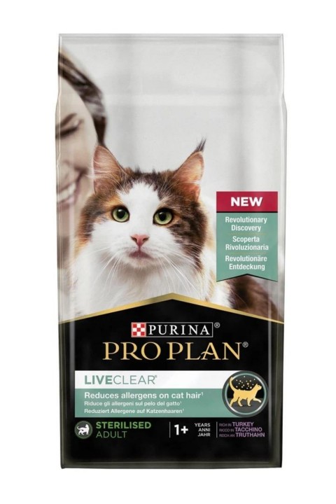 ProPlan LiveClear Sterilised Hindili Kısır Kedi Maması 7kg