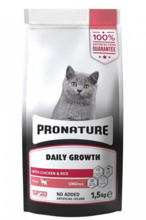 Pronature Tavuklu ve Pirinçli Yavru Kedi Maması 1,5 Kg