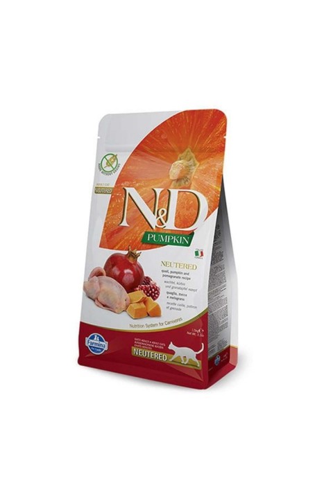 Nd Pumpkin Bildircin & Nar Neutered Tahılsız Kedi Maması - 1.5 Kg