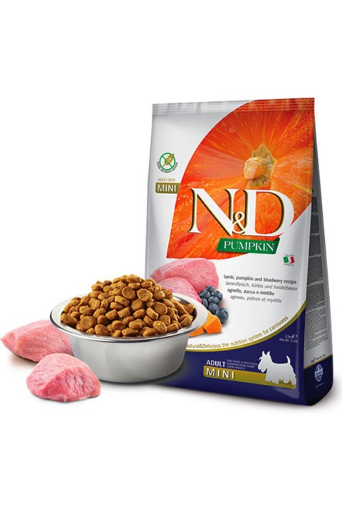Nd Pumpkin Kuzu Etli Adult Mini Tahılsız Köpek Maması - 2.5 Kg