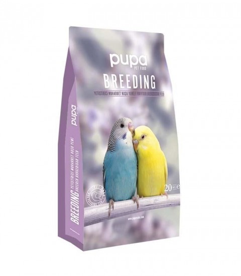 Pupa Muhabbet Karışık  Breeding Yetiştirici Yemi 20Kg