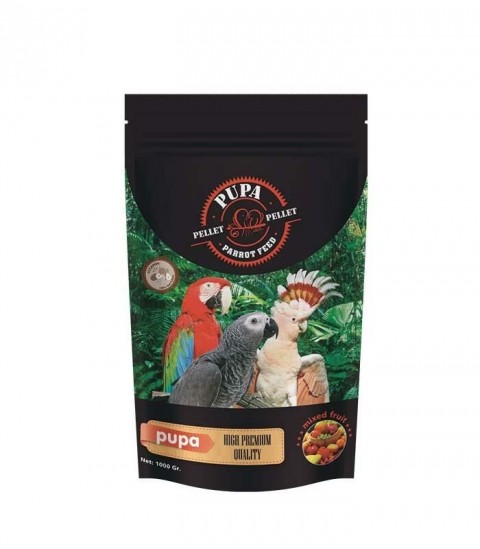 Pupa Papağan Yemi Pelet 1Kg