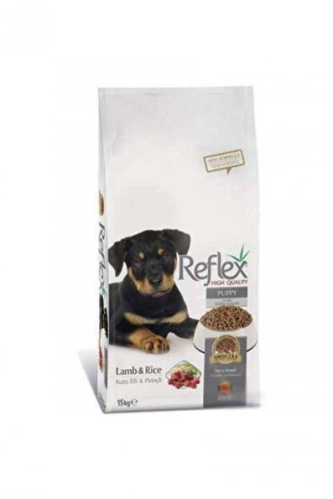 Puppy Lamb Kuzu Etli Pirinçli Yavru Köpek Maması 15kg