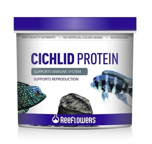 Reeflowers Cichlid Protein - Bitkisel Ciklet Balığı Yemi 250 Ml