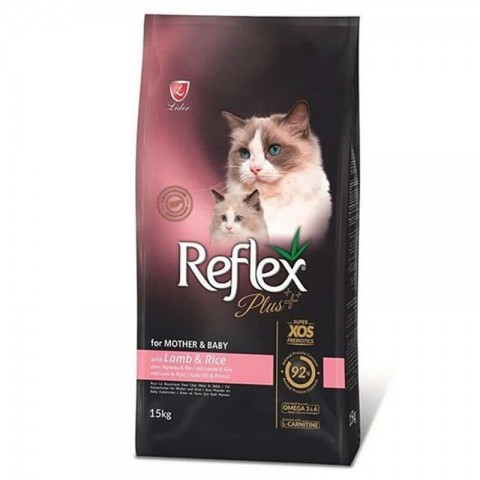 Reflex Plus Mother Baby Kuzulu Yavru, Hamile ve Emziren Kedi Maması 15kg