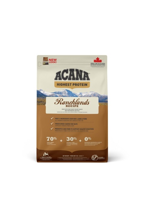 ACANA Regionals - Ranchlands Köpek Maması 2kg - Tüm ırk ve yaşam evreleri için