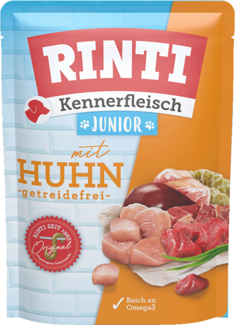 Rıntı Tavuklu Pouch Yavru Köpek Maması 400g