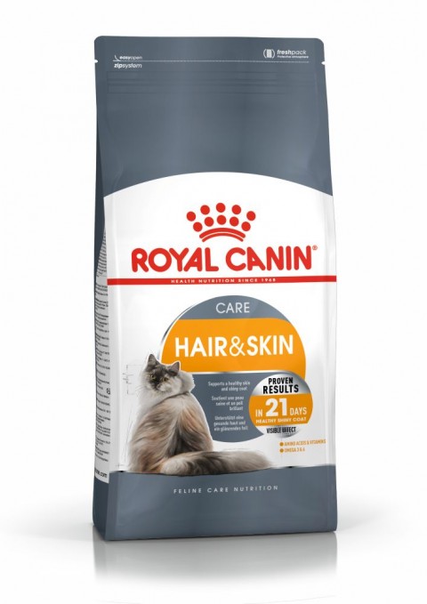 Royal Canin Hair & Skin Care Yetişkin Kedi Maması 2 Kg - Tüy ve Deri Sağlığı İçin Özel Formül
