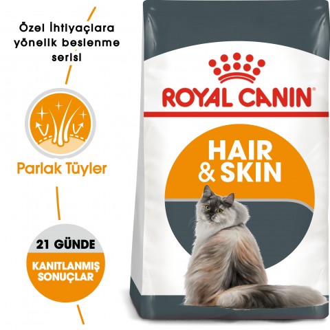 Royal Canin Hair & Skin Care Yetişkin Kedi Maması 4 Kg - Tüy ve Deri Sağlığı İçin Özel Formül