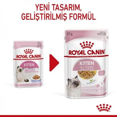 Royal Canin Kitten Jelly Pouch Yavru Kedi Konserve Yaş Maması 85 Gr Royal Canin Kitten Jelly Pouch Yavru Kedi Konserve Yaş Maması 85 Gr
