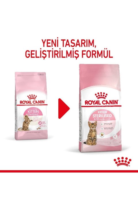 Royal Canın Kitten Sterilised 2kg Yavru Kısır Kedi Maması 6 Ay-12 Ay Arası