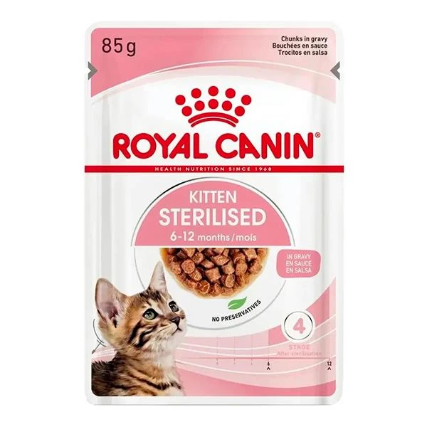 Royal Canin Kitten Sterilised Kısır Yavru Kedi Maması 85gr