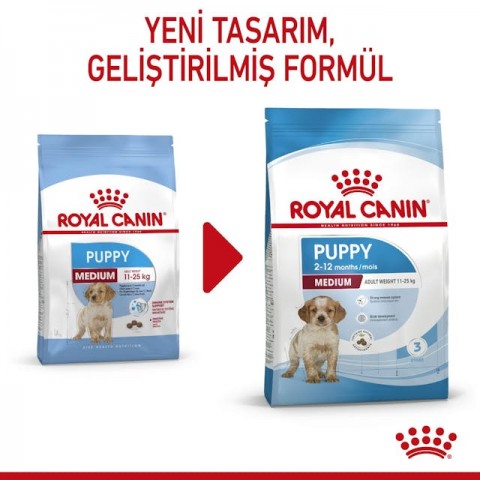Royal Canin Medium Puppy Orta Irk Yavru Köpek Maması 4 Kg Royal Canin Medium Puppy Orta Irk Yavru Köpek Maması 4 Kg
