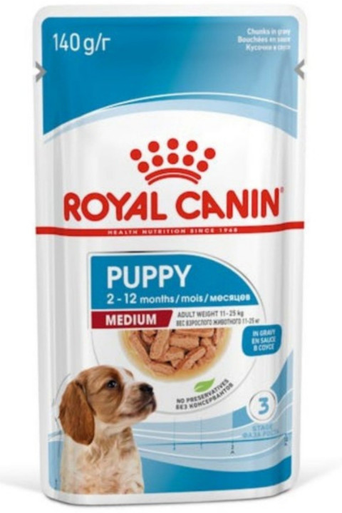 Royal Canin Medium Puppy Orta Irk Yavru Köpek Yaş Maması 140 Gr