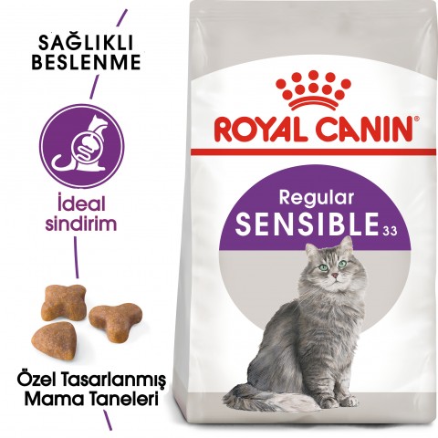 Royal Canin Sensible 33 Hassas Sindirim Sistemli Yetişkin Kedi Maması 15 Kg