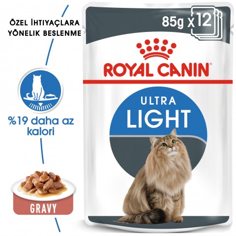 Royal Canin Gravy Ultra Light Pouch Diyet Yaş Kedi Maması Pouch 85 Gr