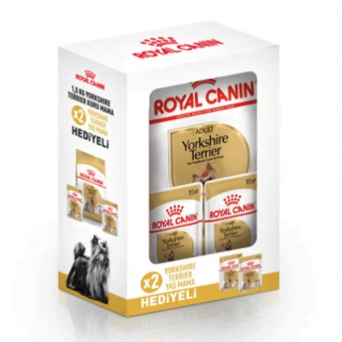 Royal Canin Yorkshire Terrier Adult Yetişkin Köpek Maması 1,5 Kg Bundle