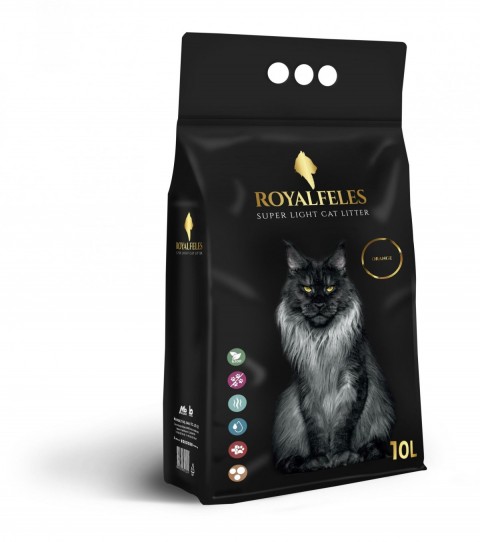 Royal Feles Portakal Kokulu Kedi Kumu - 10 Lt