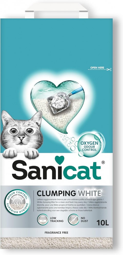 SANICAT CLUMPING WHITE 10L