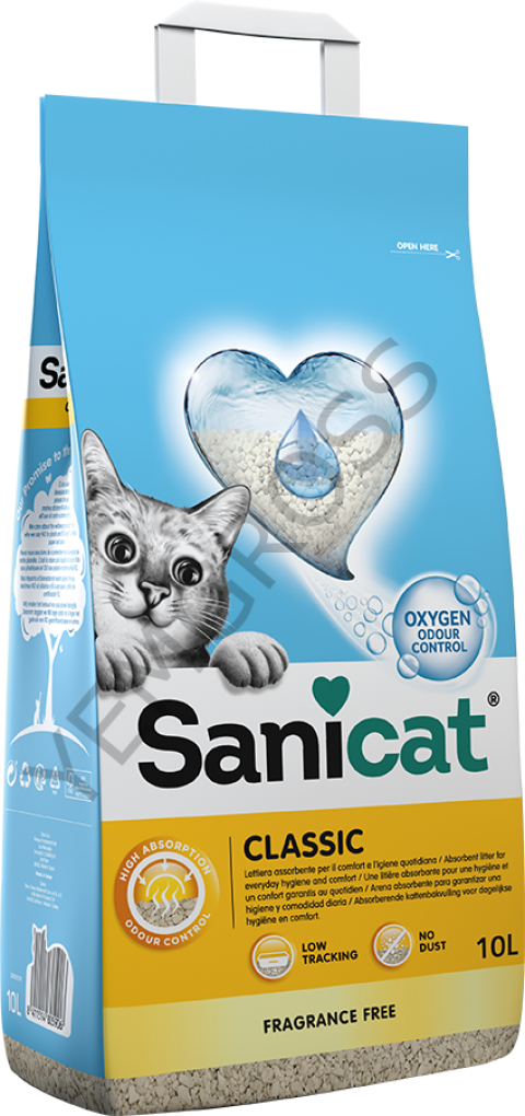 SANICAT CLASSIC UNSCENTED 10L