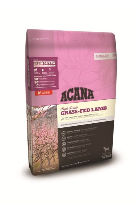 ACANA Singles - Grass-Fed Lamb Köpek Maması 17kg - Tüm ırk ve yaşam evreleri için